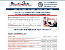 Tablet Screenshot of businessquestbrokers.com